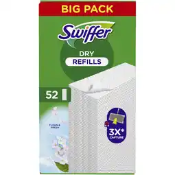 Albert Heijn Swiffer Vloerdoekjes droog navulling big pack aanbieding