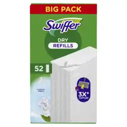 Albert Heijn Swiffer Vloerdoekjes droog navulling big pack aanbieding