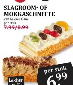 Boon`s Markt SLAGROOM-OF MOKKASCHNITTE aanbieding