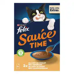 Albert Heijn Felix Sauce time met kip- of kalkoensmaak aanbieding