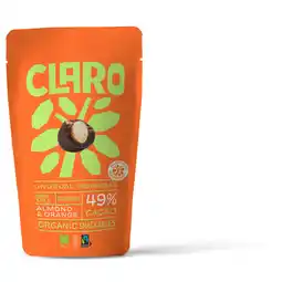 Albert Heijn Claro Dark milk almond & orange snackables aanbieding