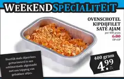 Boon`s Markt OVENSCHOTEL KIPDIJFILET SATÉ AJAM aanbieding