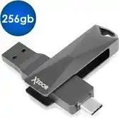 Bol.com Xedor Plus - USB Stick - 256 GB - 3200Mbps - USB C en A - iPhone en Android aanbieding