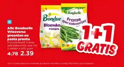PLUS Alle Bonduelle Vriesverse groenten en pasta pronto aanbieding