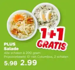 PLUS PLUS Salade aanbieding