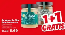 PLUS So Vegan So Fine Boterhampasta aanbieding