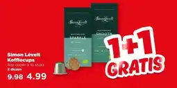 PLUS Simon Lévelt Koffiecups aanbieding