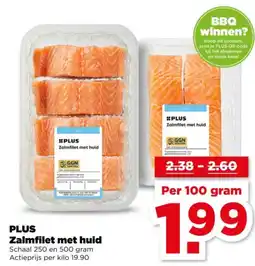 PLUS Plus Zalmfilet met huid aanbieding