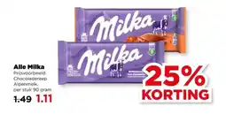 PLUS Alle Milka aanbieding