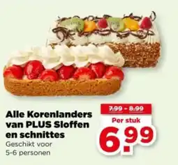 PLUS Alle Korenlanders van PLUS Sloffen en schnittes aanbieding