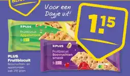 PLUS PLUS Fruitbiscuit aanbieding