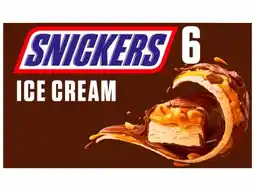 Hoogvliet Snickers Ice cream aanbieding