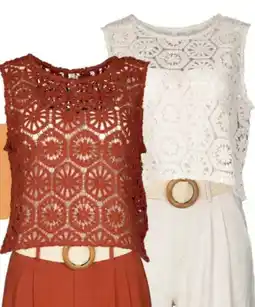 Wibra Top of broek met riem aanbieding