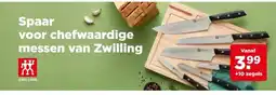 PLUS Spaar voor chefwaardige messen van Zwilling aanbieding