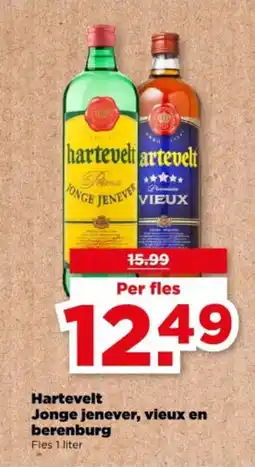 PLUS Hartevelt Jonge jenever, vieux en berenburg aanbieding