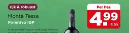 PLUS rijk & robuust Monte Tessa Primitivo IGP aanbieding