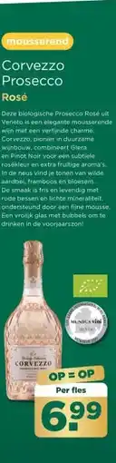 PLUS mousserend Corvezzo Prosecco Rosé aanbieding