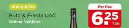 PLUS droog & fris Fritz & Frieda DAC Grüner Veltliner aanbieding