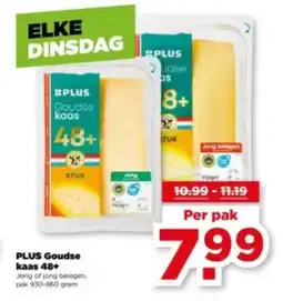 PLUS Plus Goudse kaas 48+ aanbieding