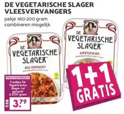 Coop DE VEGETARISCHE SLAGER VLEESVERVANGERS aanbieding