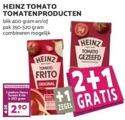 Coop HEINZ TOMATO TOMATENPRODUCTEN aanbieding