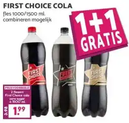 Coop FIRST CHOICE COLA aanbieding