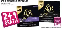Coop L'OR ESPRESSO CAPSULES aanbieding
