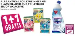 Coop ALLE ANTIKAL TOILETREINIGER GEL KLASSIEK, AMBI-PUR TOILETBLOK EN/OF WC ACTIVE aanbieding
