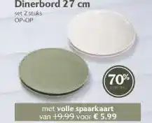 Coop Dinerbord 27 cm aanbieding