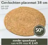 Coop Gevlochten placemat 38 cm aanbieding