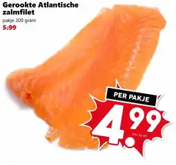 Coop Gerookte Atlantische zalmfilet aanbieding