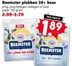 Coop Beemster plakken 30+ kaas aanbieding