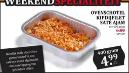 Coop OVENSCHOTEL KIPDIJFILET SATÉ AJAM aanbieding