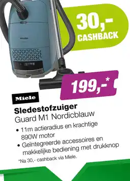 EP Miele Guard M1 Stofzuiger met Zak - Nordicblauw aanbieding