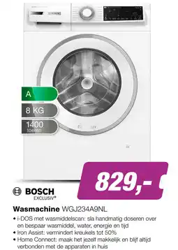 EP BOSCH WGJ234A9NL Serie 6 EXCLUSIV Wasmachine aanbieding
