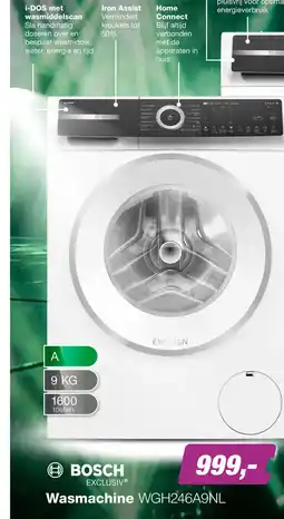 EP BOSCH WGH246A9NL Serie 6 EXCLUSIV Wasmachine aanbieding