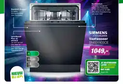 EP Siemens SN65YX05CE iQ500 extraKlasse Inbouw Vaatwasser aanbieding