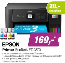EP Epson EcoTank ET-2870 Printer aanbieding