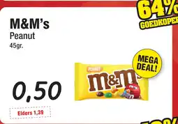 Budget Food M&M's Peanut aanbieding