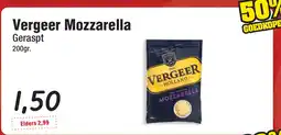 Budget Food Vergeer Mozzarella Geraspt aanbieding
