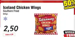 Budget Food Iceland Chicken Wings Southern Fried aanbieding