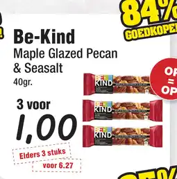 Budget Food Be-Kind Maple Glazed Pecan & Seasalt aanbieding