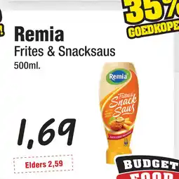 Budget Food Remia Frites & Snacksaus aanbieding