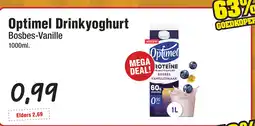 Budget Food Optimel Drinkyoghurt Bosbes-Vanille aanbieding
