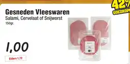 Budget Food Gesneden Vleeswaren aanbieding