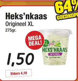 Budget Food Heks’nkaas Origineel XL aanbieding