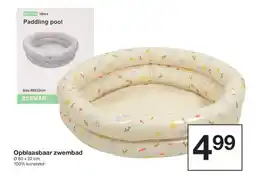 Zeeman Opblaasbaar zwembad aanbieding