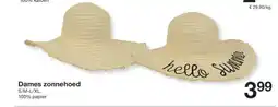 Zeeman Dames zonnehoed aanbieding