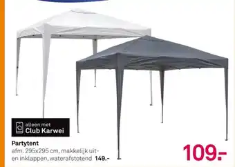 Karwei Partytent aanbieding