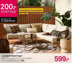 Karwei Loungeset Kopenhagen aanbieding